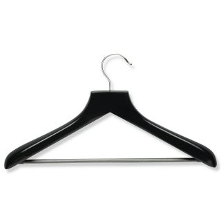HONEY CAN DO Honey Can Do 2 Pack Curved Wood Suit Hangers