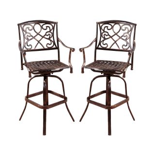 Santa Maria Pair of Outdoor Barstools