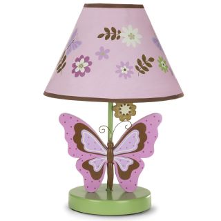 Nojo Emily Nursery Lamp, Green/Pink, Girls