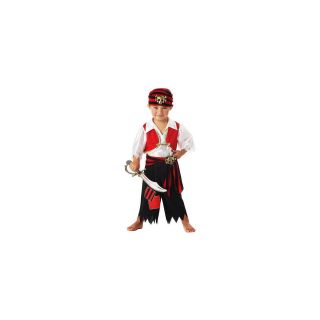 Ahoy Matey Pirate Toddler Costume, Red/Black, Boys