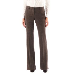 Worthington Curvy Essential Trouser Pants, Blk/wht Crossdye, Womens