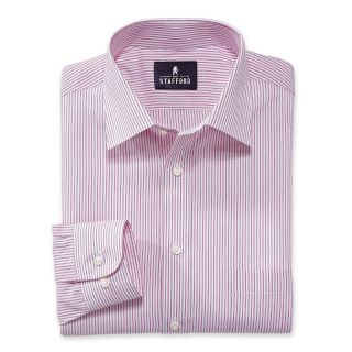 Stafford Broadcloth Dress Shirt, Rose Valley Stripe, Mens