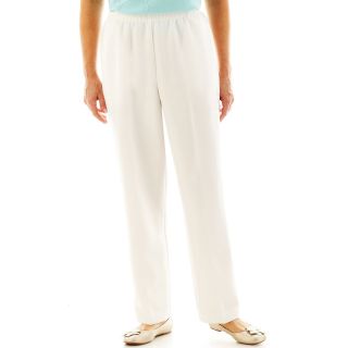 Alfred Dunner Pants, White, Womens