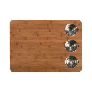 CORE BAMBOO Core Bamboo Pro Chef Butcher s Cutting Board + 3 Prep Bowls