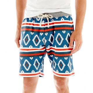 THE TOURIST BY BURKMAN BROS The Tourist by Burkman Bros. Fleece Shorts, Red,