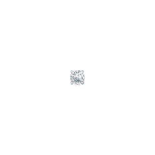 1/4 CT. Single Round Diamond Stud Earring 10K White Gold, Mens