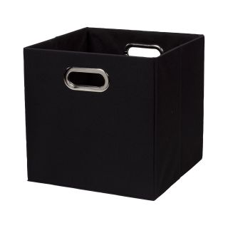 Creative Bath Fold N Store Crate Hamper, Black