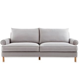 CONRAN Design by Brooke 96 Sofa, Silver/Gray