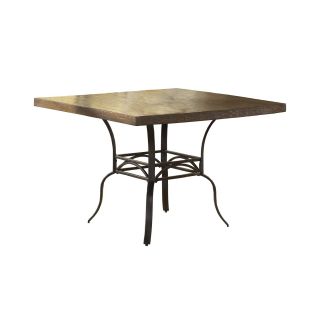 Hillsdale Granada 30 Square Dining Table, Charcoal