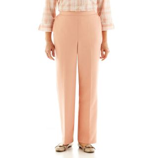 Alfred Dunner Animal Attraction Pull On Pants, Peach, Womens