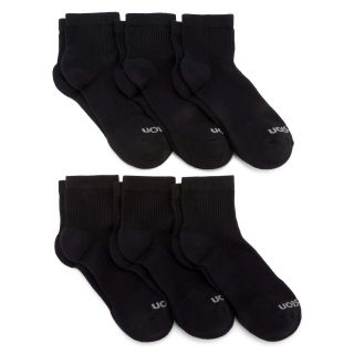 Xersion 6 pk. Zone Cushion Socks, Black, Womens