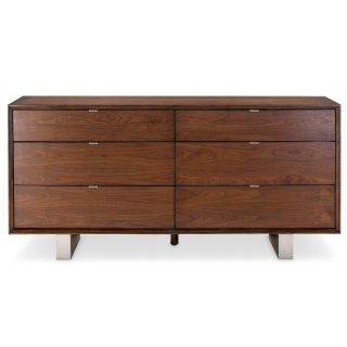 Tacoma 6 Drawer Dresser, Walnut