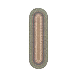 Nourison Craftworks Braid Oval Rugs, Spruce