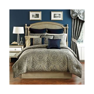 Croscill Classics Colton Jacquard Comforter Set, Blue