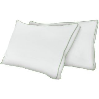 SENSORPEDIC MemoryLOFT Deluxe Gusseted Memory Foam Pillow 2 Pack, White