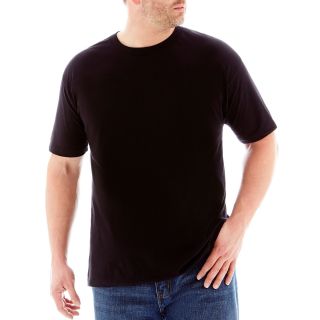 THE FOUNDRY SUPPLY CO. 2 pk. Crewneck Tees Big and Tall, Black, Mens
