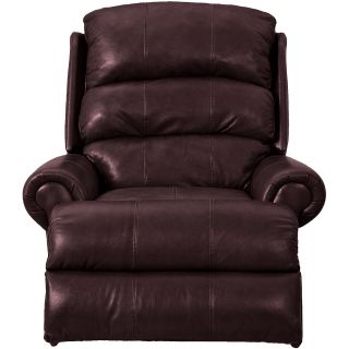 Norman Leather Recliner, Durango Burgundy (Brown)