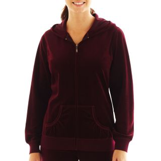 Made For Life Velour Hoodie   Talls, Merlot Sorbet, Womens