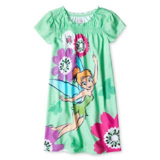 Disney Tinker Bell Nightshirt   Girls 2 10, Green, Girls
