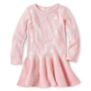 JOE FRESH Joe Fresh Sequin Sweater Dress   Girls 1t 5t, Pink, Pink, Girls