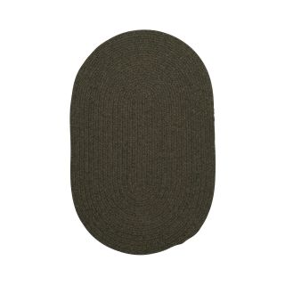 Timberline Reversible Braided Oval Rugs, Olive