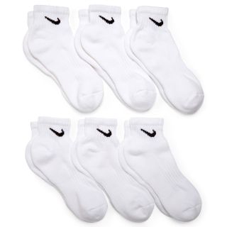 Nike 6 pk. Quarter Socks   Boys, Black/White, Boys