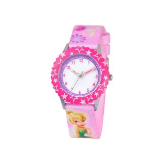 Disney Tinker Bell Kids Pink Graphic Strap Watch, Girls