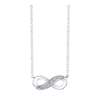 Bridge Jewelry Footnotes Sterling Silver Infinity Pendant