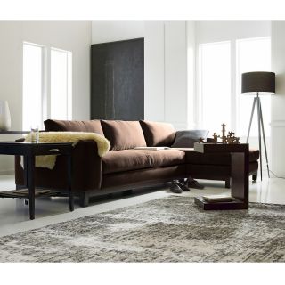 Calypso 2 pc. Chaise Sectional in Gibson Fabric, Latte