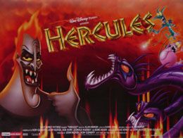 Hercules (British Quad   Red) Movie Poster