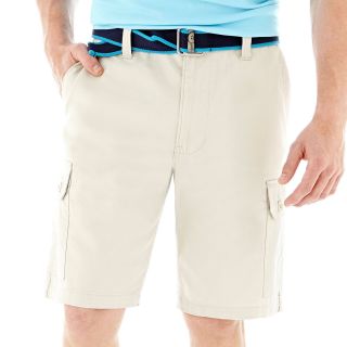 U.S. Polo Assn. Belted Twill Cargo Shorts, Polo Stone, Mens