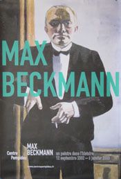 MAX BECKMANN (EXHIBITION AT POMPIDOU CENTRE 2002/2003) Movie Poster