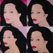 Diana Ross by Andy Warhol Poster