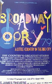 Broadway Opry 79 (Original Broadway Theatre Window Card)