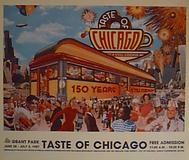TASTE OF CHICAGO (1987) Poster