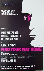 Find Your Way Home (Original Broadway Theatre Window Card)