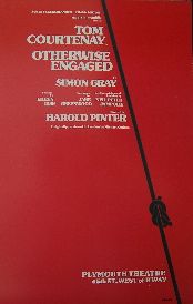 Otherwise Engaged (Original Broadway Theatre Window Card)