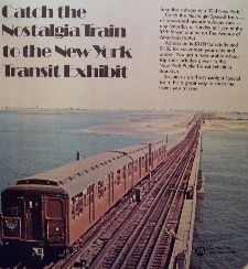 THE NOSTALGIA TRAIN (ORIGINAL NYC SUBWAY POSTER)