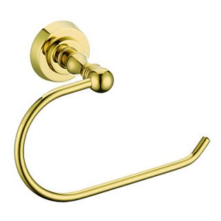 Contemporary Ti PVD Wall mounted Towel Ring