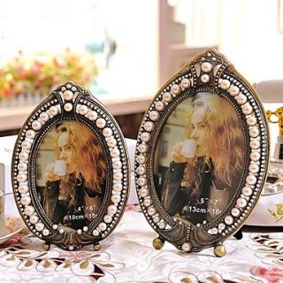 67Modern European Style Pearl Metal Picture Frame
