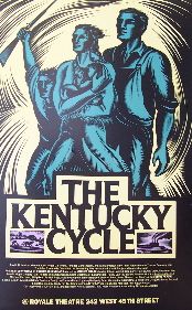 The Kentucky Cycle (Original Broadway Theatre Window Card)
