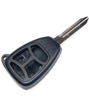 4 button Chrysler Dodge Jeep replacement case/shell with blank key