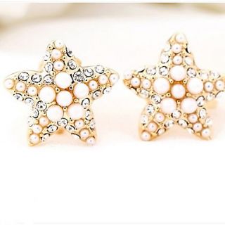 Ginasy Alloy Star Pattern Earring