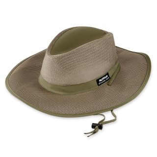 PANAMA JACK Big Brim Mesh Safari Hat Big and Tall, Fossil, Mens