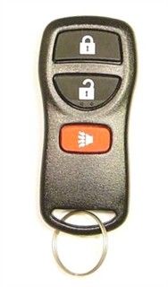 2005 Nissan Pathfinder Keyless Entry Remote   Used