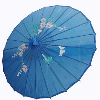 Royalblue Silk Parasol