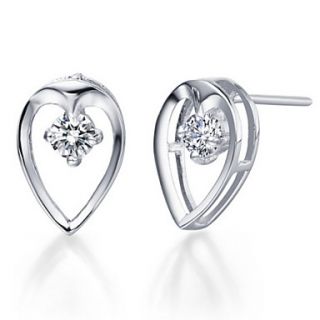Stylish Silver Plated Silver With Cubic Zirconia Womens Earring