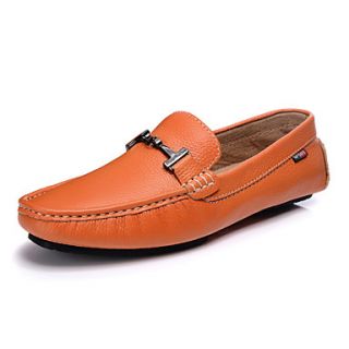 Leather Mens Flat Heel Comfort Loafers Shoes(More Colors)