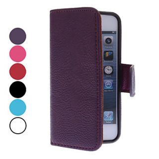 Fashionable and Novel Cowhide Leather Full Body Case for iPhone 5/5S (Assorted Colors)