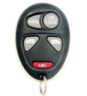2002 Chevrolet Venture Keyless Entry Remote w/2 Power Side Doors   Used